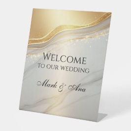 Modern Wedding Welcome Sign