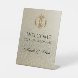 Modern Wedding Welcome Sign
