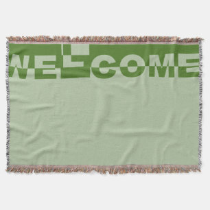 Modern WELCOME Banner + din backgr. & idéer Mysfilt