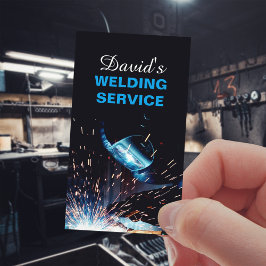 Modern Welding Service and Fabrication Photo Visitkort