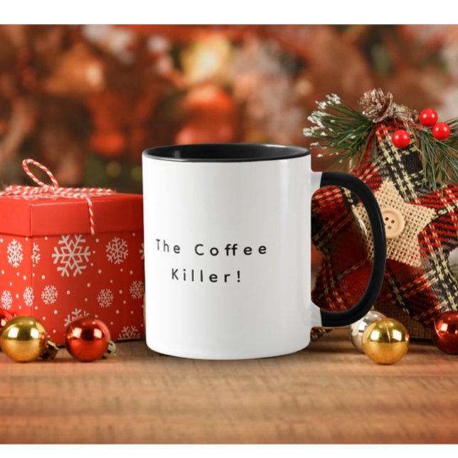 Modern Wendy Williams, den svarta texten i Killer Mugg (Modern Wendy Williams The Killer Black Text Mug )