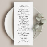 Modern Whimsible Scribble Doodle Bröllop Meny<br><div class="desc">Menu för den moderna visemiska klottappsdockan Bröllop</div>