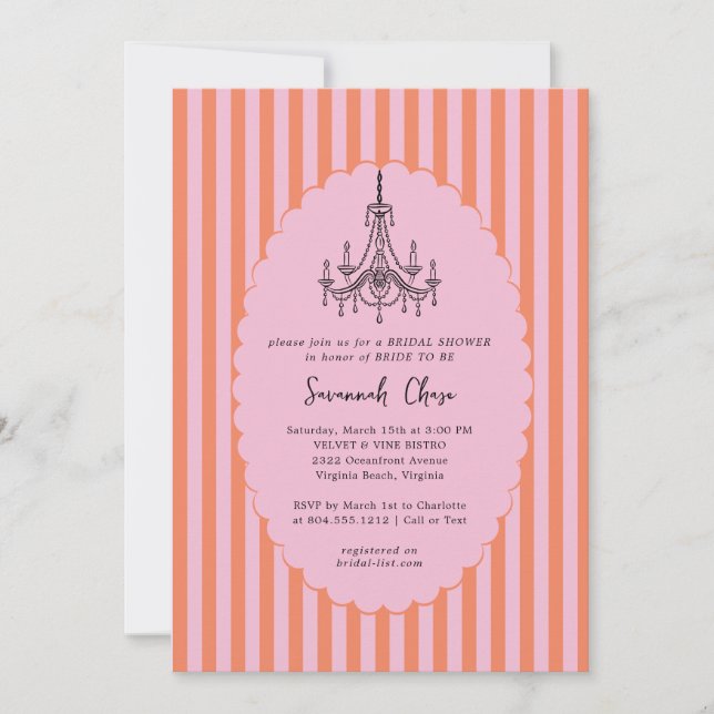 Modern Whimsical Hand plockade Möhippa Inbjudningar (Framsida)