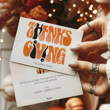 Modern White Graffiti Thanksgiving - höstfall