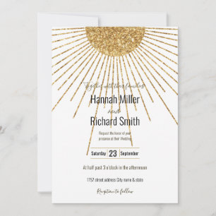 Modern White Guld Shining Sol