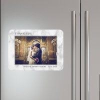 Modern White Marble Silver Glitter Tack Photo