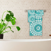 Modern White och Blue Mandala