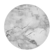 Modern White och Silver Marble Mönster