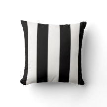 Modern Wide Bold Black and White Rand Mönster