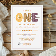 Modern Wild One Baby Shower Foto