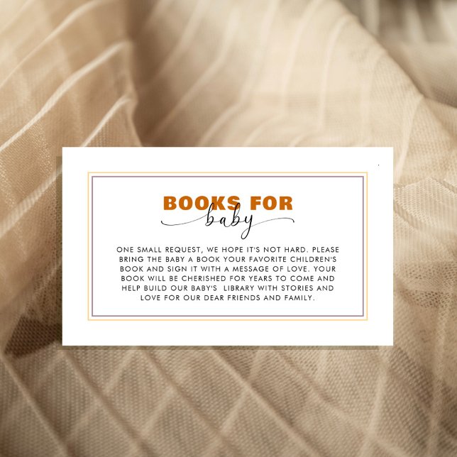  modern Wild One “Book for Baby” Tilläggskort (..)