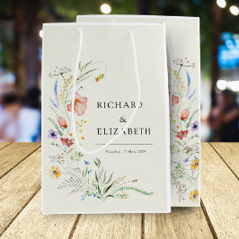 Modern Wildblomal Minimal Elegant bröllop