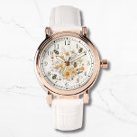 Modern WildblommBlommigt Bee Snyggt Chic Womans Armbandsur<br><div class="desc">Den moderna Blommigten Bee Snyggt Chic Womans Watches har en trendig med en modern blommigt av vildblommor i gult med humla. Skapat av Evco Studio www.zazzle.com/store/evcostudio</div>