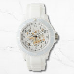 Modern WildblommBlommigt Bee Snyggt Chic Womans Armbandsur<br><div class="desc">Den moderna Blommigten Bee Snyggt Chic Womans Watches har en trendig med en modern blommigt av vildblommor i gult med humla. Skapat av Evco Studio www.zazzle.com/store/evcostudio</div>