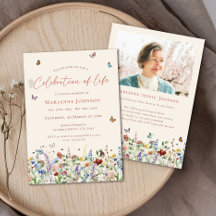 Modern Wildbloms Memorial Firande of Life