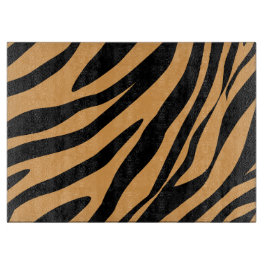 Modern Wildlife Bengal Tiger Animal Print Mönster