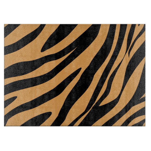 Modern Wildlife Bengal Tiger Animal Print Mönster (Framsidan)