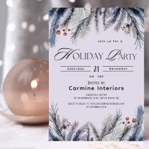 Modern Winter Botanicals Corporate Julfest
