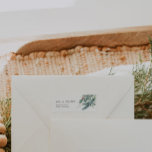 Modern Winter Greenery Returetiketters Returadress Etikett<br><div class="desc">Den här returadressetiketten har en vacker vattenfärg evergreen gren parad med ett enkelt teckensnitt. Denna returadressetikett kan endast användas på vintern eller behållan under hela året! Perfekter för bröllop, småföretag, babyduschar, möhippor och så mycket mer! Använda knappen "Anpassa den här mallen" om du vill att etiketten för den här festliga...</div>