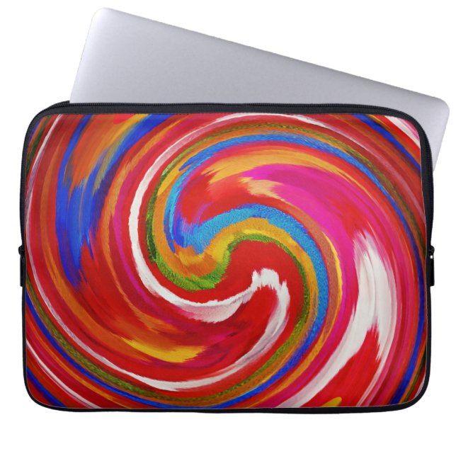 Modern wirl-Abstrakt art. 14 Laptop Fodral (Framsidan)