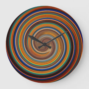 Modern wirl-Abstrakt art. 23 Stor Klocka