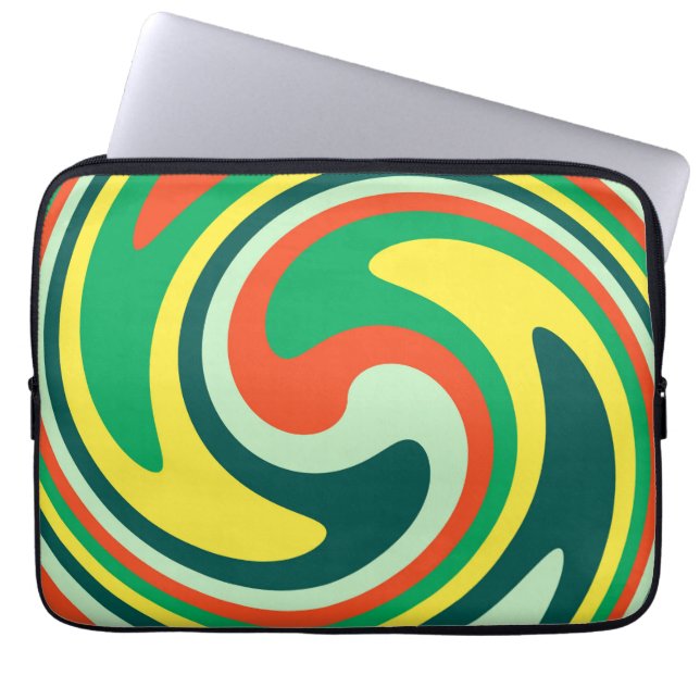 Modern wirl-Abstrakt art. 3 Laptop Sleeve (Framsidan)