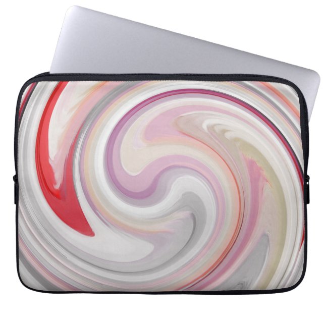 Modern wirl-Abstrakt art. 4 Laptop Sleeve (Framsidan)