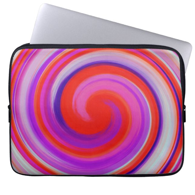 Modern wirl-Abstrakt art. 7 Laptop Sleeve (Framsidan)