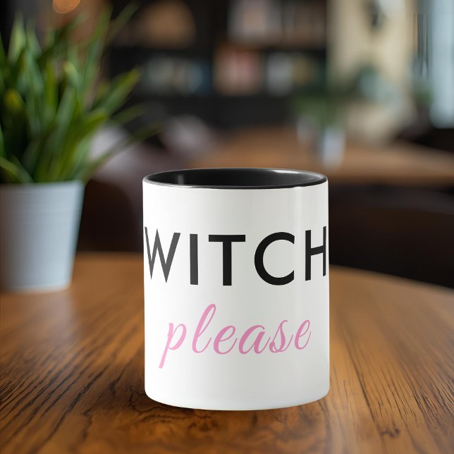 Modern Witch, Halloween Mugg - minimal Chic (Skapare uppladdad)
