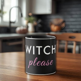 Modern Witch, Halloween Mugg - minimal Chic