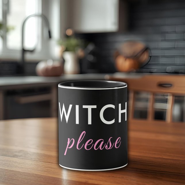 Modern Witch, Halloween Mugg - minimal Chic (Skapare uppladdad)