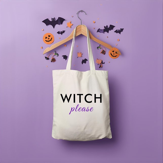 Modern Witch, Halloween Tote Bag - Trendig Tygkasse (Skapare uppladdad)