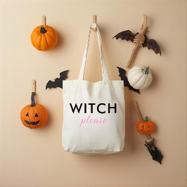Modern Witch, Halloween Tote Bag - Trendig Tygkasse