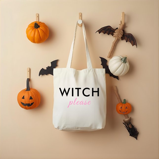 Modern Witch, Halloween Tote Bag - Trendig Tygkasse (Skapare uppladdad)