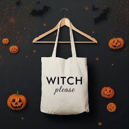 Modern Witch, Halloween Tote Bag - Trendig Tygkasse