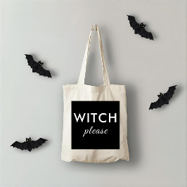 Modern Witch, Halloween Tote Bag - Trendig Tygkasse