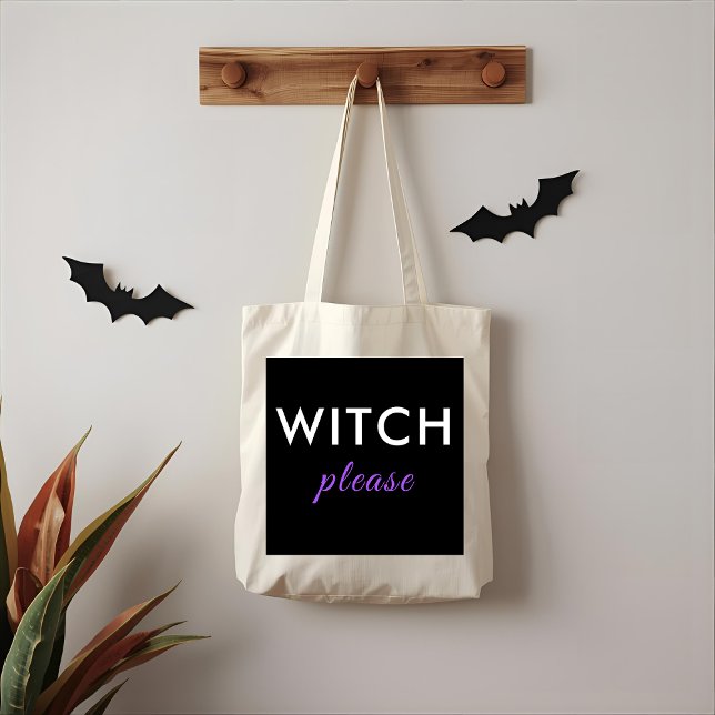 Modern Witch, Halloween Tote Bag - Trendig Tygkasse (Skapare uppladdad)
