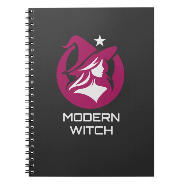 Modern Witch Pagan Magic Anteckningsbok (Framsidan)