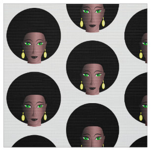 MODERN WOMAN MED SNYGGT AFRO MOTIF TYG