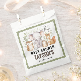 Modern Woodland Animals Forest Boy Baby Shower