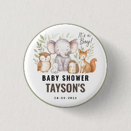 Modern Woodland Animals Forest Boy Baby Shower Knapp
