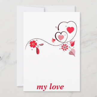 Modern wow hjärta. julkort