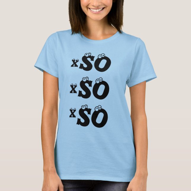 MODERN X-S-O-BLACK T SHIRT (Framsida)