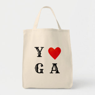 Modern Yoga Hjärta Tygkasse