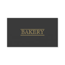 Modern yrkesmässig enkel affär för svart bageri