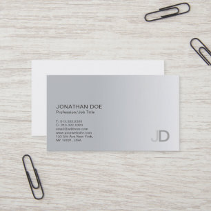 Modern yrkesmässig Monogramslätt för elegantt Visitkort