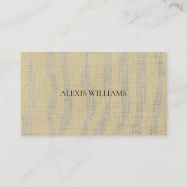 Modern Zebra Animal Mönster Professionell Visitkort