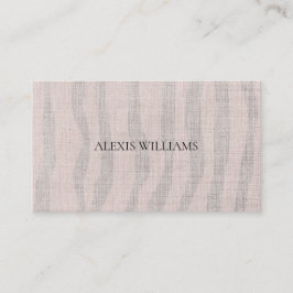 Modern Zebra Organic Mönster Professionell Visitkort