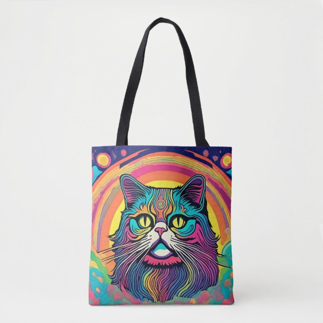 Modern Zen Cat Tygkasse (Framsida)