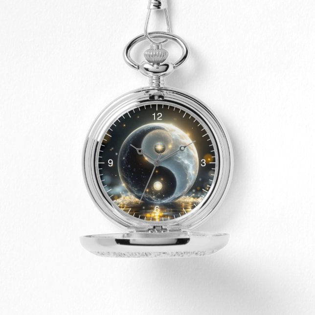 Modern Zen Yin and Yang vibes  Armbandsur (Framsida)